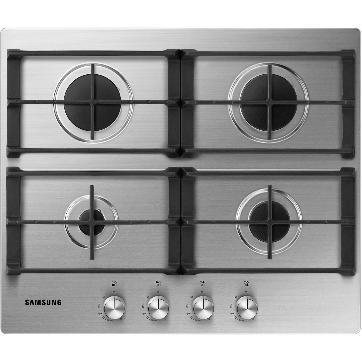 Samsung Na64h3010as 60cm Four Burner Gas Hob Stainless Steel