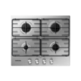 Samsung 4 Burner Gas Hob With Enamelled Pan Stands - Stainless Steel