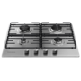 Samsung 4 Burner Gas Hob With Enamelled Pan Stands - Stainless Steel