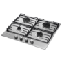 Samsung 4 Burner Gas Hob With Enamelled Pan Stands - Stainless Steel