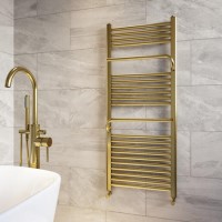 Brass Towel Radiator 1200 x 500mm - Nazco