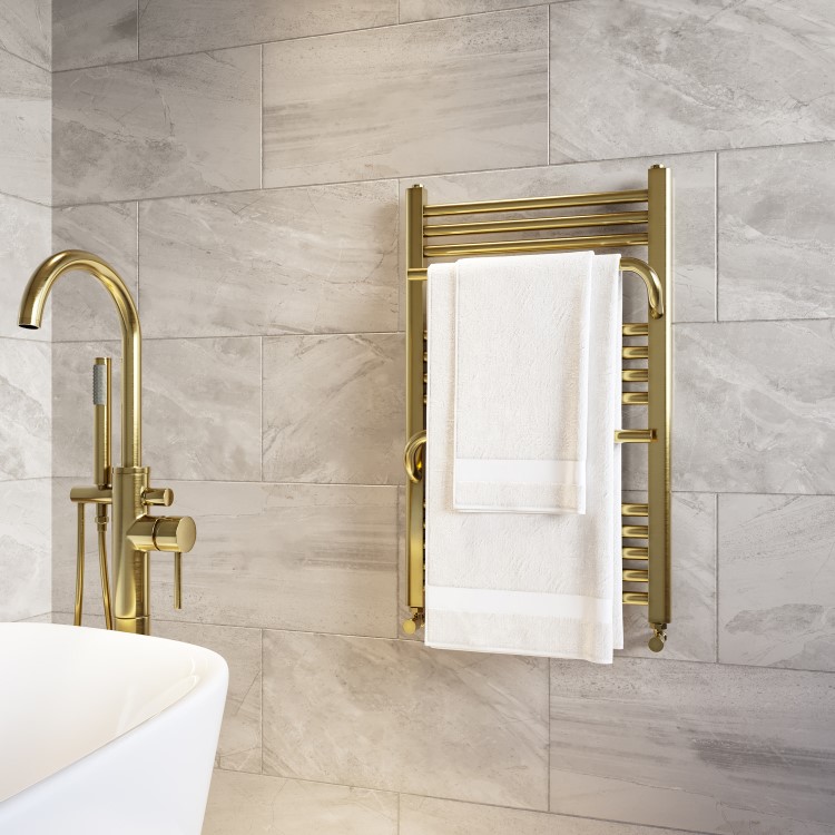 Brass Towel Radiator 800 x 500mm - Nazco