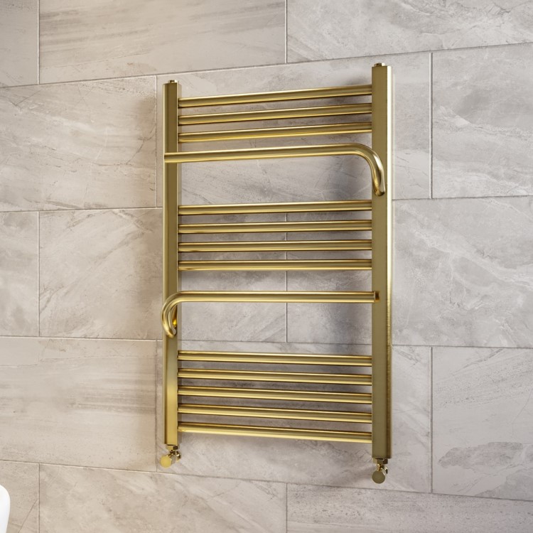 Brass Towel Radiator 800 x 500mm - Nazco