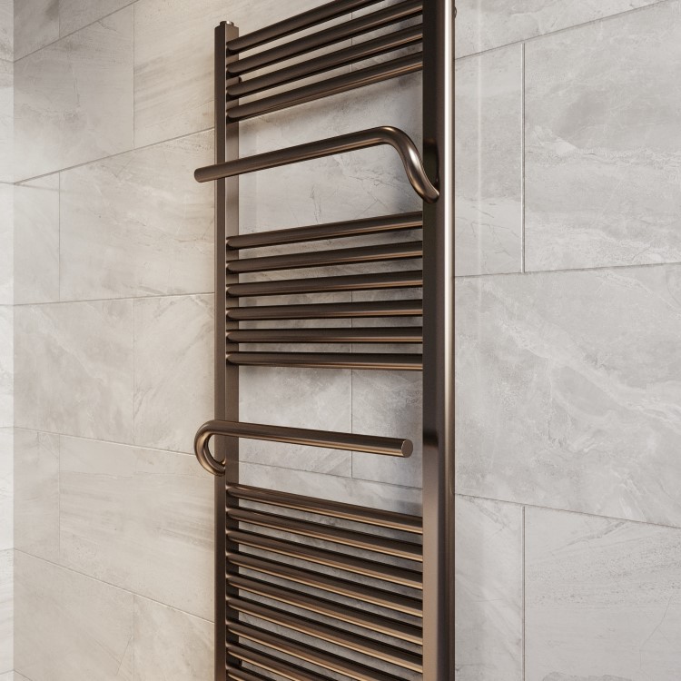 Bronze Towel Radiator 1200 x 500mm - Nazco