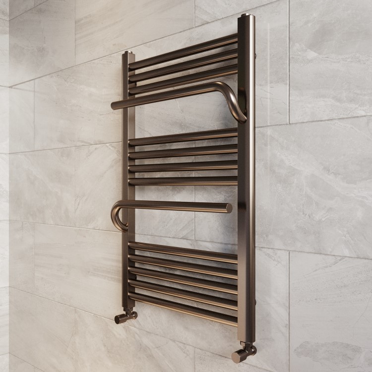 Bronze Towel Radiator 800 x 500mm - Nazco
