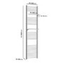 Chrome Towel Radiator 1600 x 500mm - Nazco