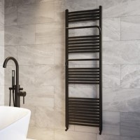 Black Towel Radiator 1600 x 500mm - Nazco