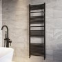 Black Towel Radiator 1600 x 500mm - Nazco