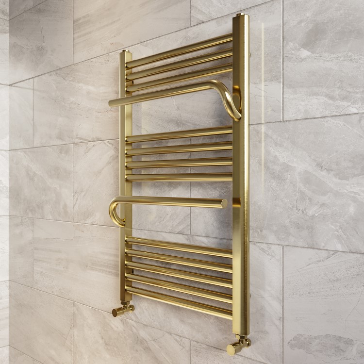 Brass Towel Radiator 800 x 500mm - Nazco