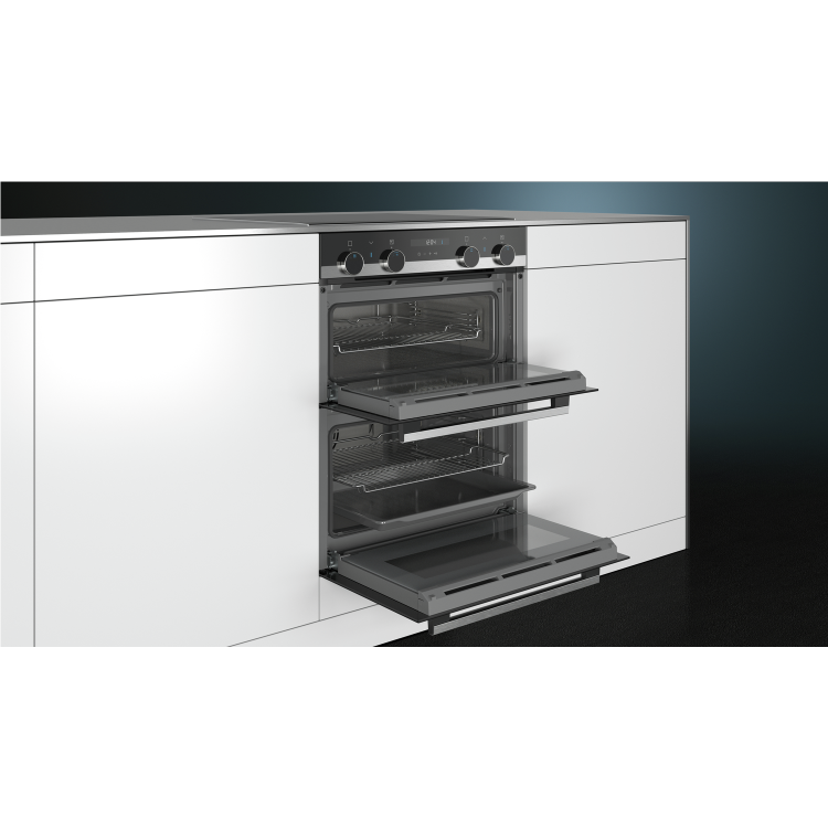 Siemens iQ500 Built Under Electric Double Oven - Stainless Steel
