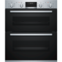 GRADE A1 - Bosch NBA5350S0B Serie 6 Multifunction Electric Built Under Double Oven - Stainless Steel