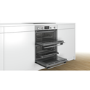 GRADE A1 - Bosch NBA5350S0B Serie 6 Multifunction Electric Built Under Double Oven - Stainless Steel