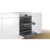 Refurbished Bosch NBS113BR0B Serie 2 Multifunction Electric Built Under Double Oven - Stainless Steel