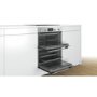 GRADE A2 - Bosch NBS113BR0B Serie 2 Multifunction Electric Built Under Double Oven - Stainless Steel
