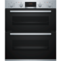 Refurbished Bosch Series 4 NBS533BS0B 60cm Double Built Under Electric Oven Stainless Steel