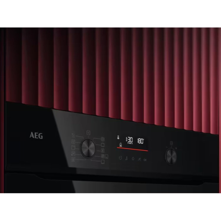 AEG 6000 Series NBS6P521AB Self-Cleaning Electric Single Oven - Black