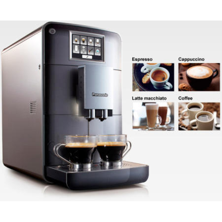 Panasonic NC-ZA1HXC Automatic Espresso Machine With Touch Screen Display - Silver