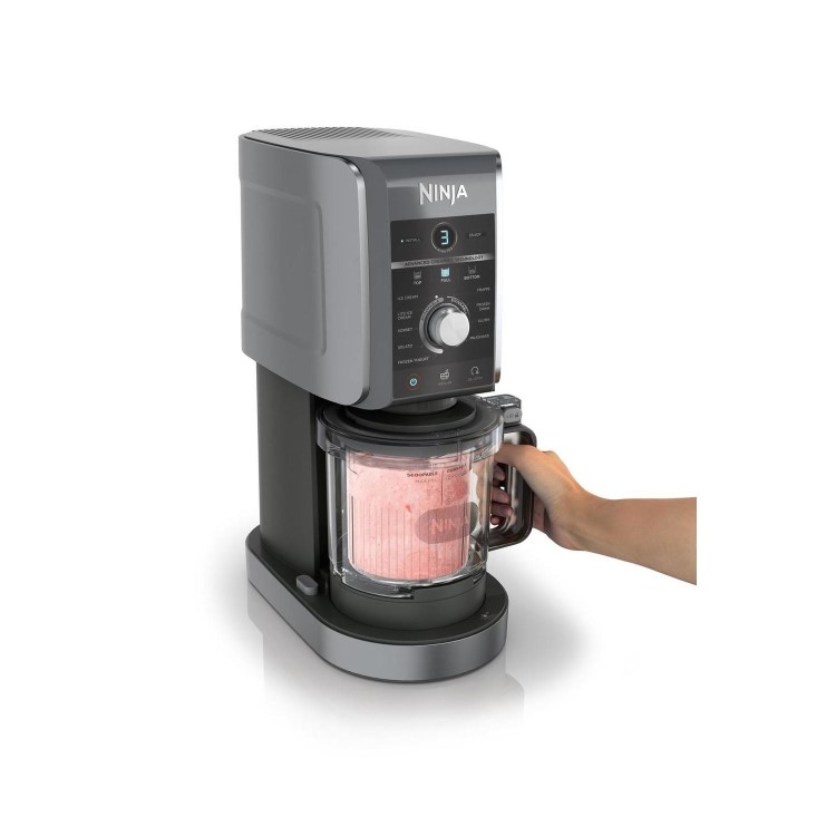 Refurbished Ninja NC501UK Deluxe 10-in-1 Ice Cream and Frozen Drink Maker - Black
