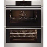 AEG NC7013001M Multifunction Electric Built-under Double Oven Stainless Steel