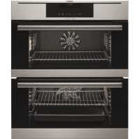 AEG NC7013021M Competence Electric Built-under Double Oven Stainless Steel