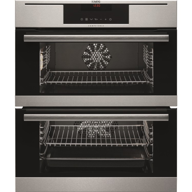 AEG NC7013021M Competence Electric Built-under Double Oven Stainless Steel