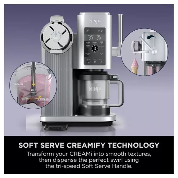 Ninja Swirl CREAMi 13-in-1 Soft Serve & Ice Cream Maker