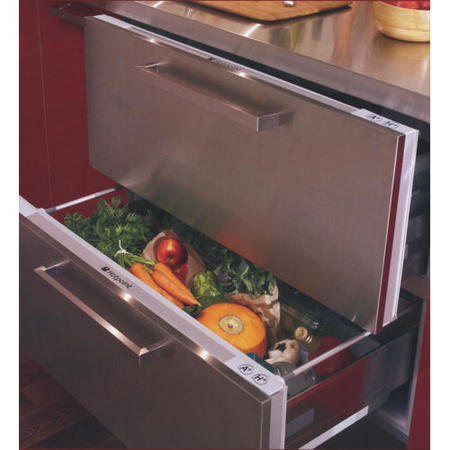 GRADE A1 - Hotpoint NCD191I 90cm Wide Integrated Fridge Drawers