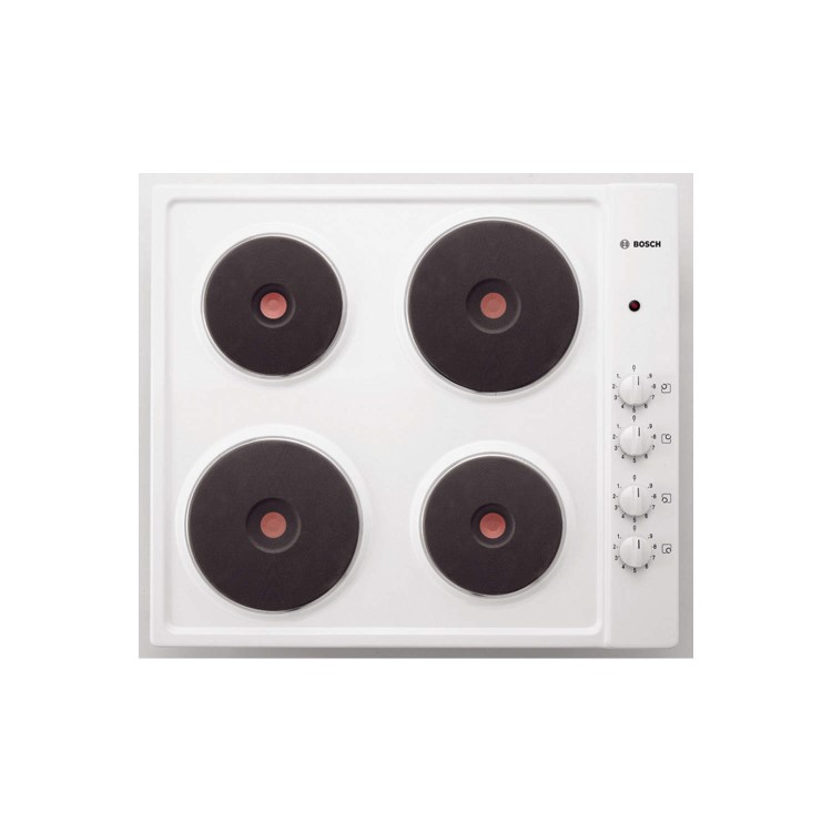 Bosch NCT612C01 58cm Flush Fitting Sealed Plate Electric Hob White
