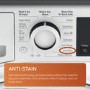 GRADE A2 - Hotpoint Anti-stain 11kg Wash 7kg Dry 1600rpm Washer Dryer  - Energy Saving, Steam -  White
