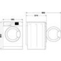 Hotpoint Anti-stain 11kg Wash 7kg Dry 1600rpm Washer Dryer  - Energy Saving, Steam -  White