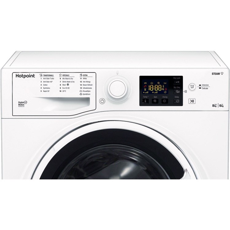 Hotpoint Anti-Stain 8kg Wash 6kg Dry 1400rpm Washer Dryer  - Quiet, Energy Saving -  White