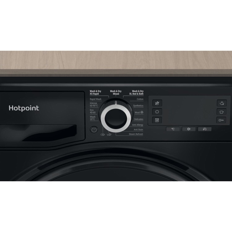 Hotpoint ActiveCare 8kg Wash 6kg Dry 1400rpm Washer Dryer - Black