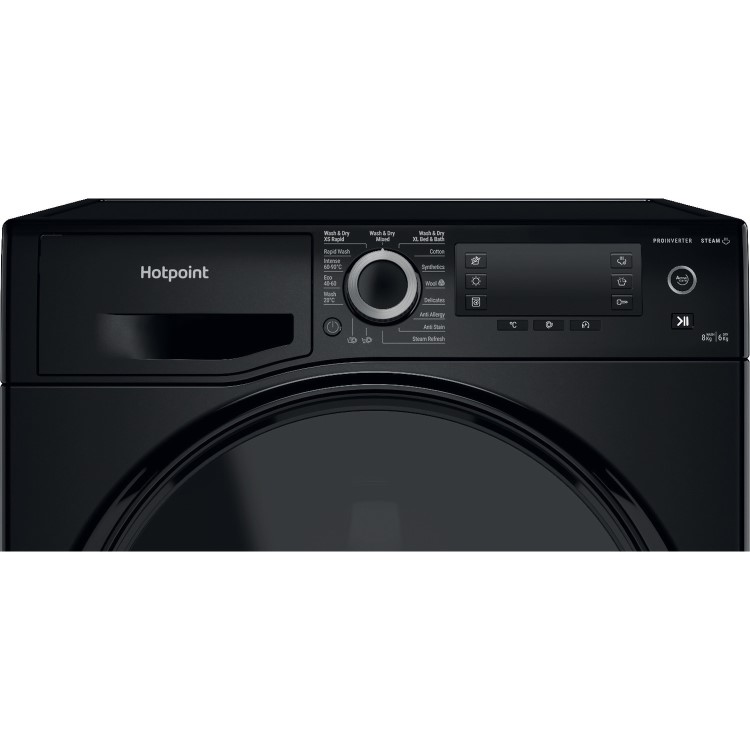 Hotpoint ActiveCare 8kg Wash 6kg Dry 1400rpm Washer Dryer - Black