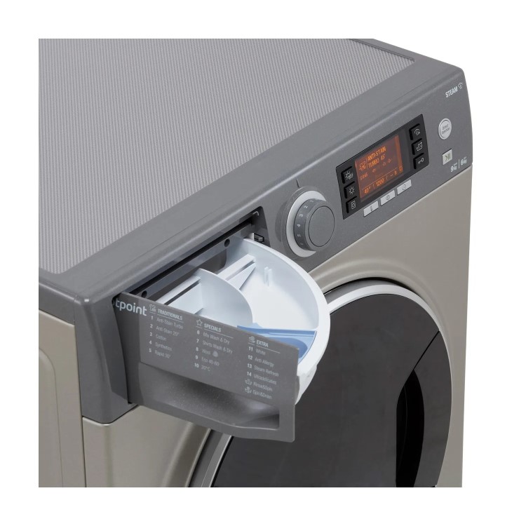 Hotpoint 9kg Wash 6kg Dry 1600rpm Freestanding Washer Dryer - Graphite