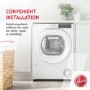 Refurbished Hoover H-DRY 500 HW414AMC1-80 Freestanding Heat Pump 11KG Tumble Dryer White