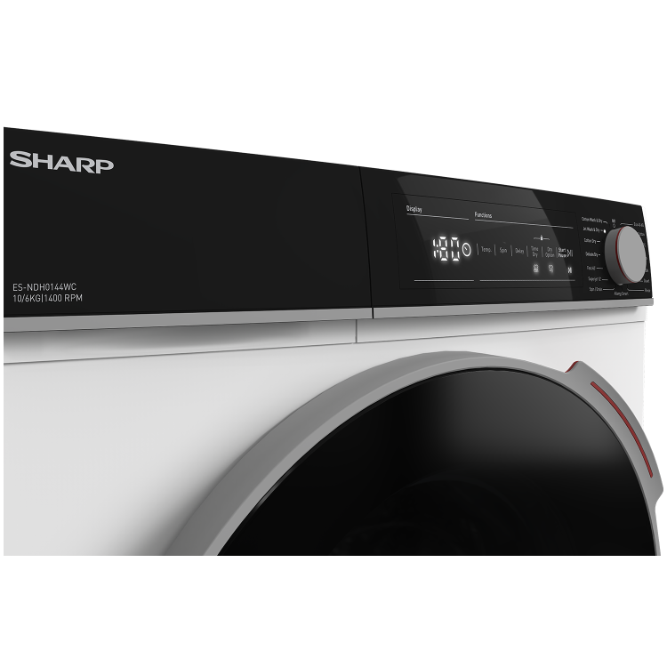 Sharp 10kg Wash 6kg Dry 1400rpm Freestanding Washer Dryer - White