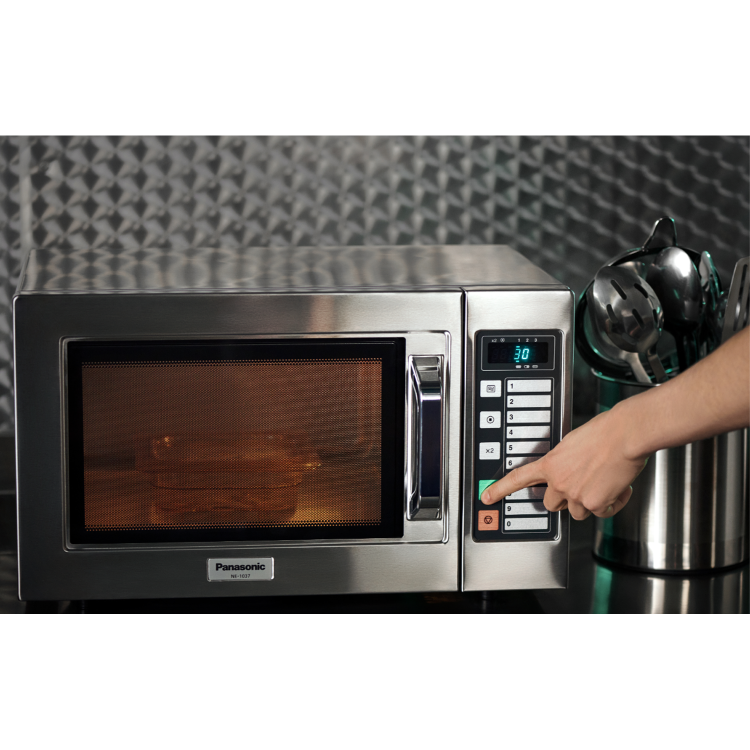 Panasonic NE-1037 Commercial Microwave – 1000W Programmable
