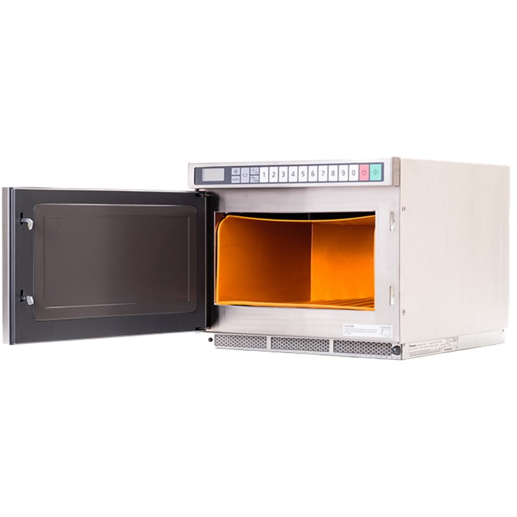 Panasonic NE1864BZQ 1800W Inverter Commercial Microwave Programmable Papaya Cavity Liner
