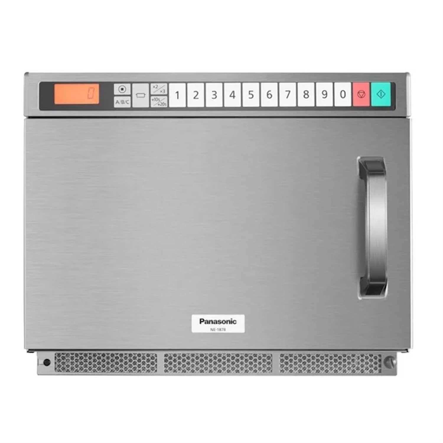 Panasonic Ne1878 Commercial Inverter Microwave 1800W Programmable 13A Plug-In NE1878