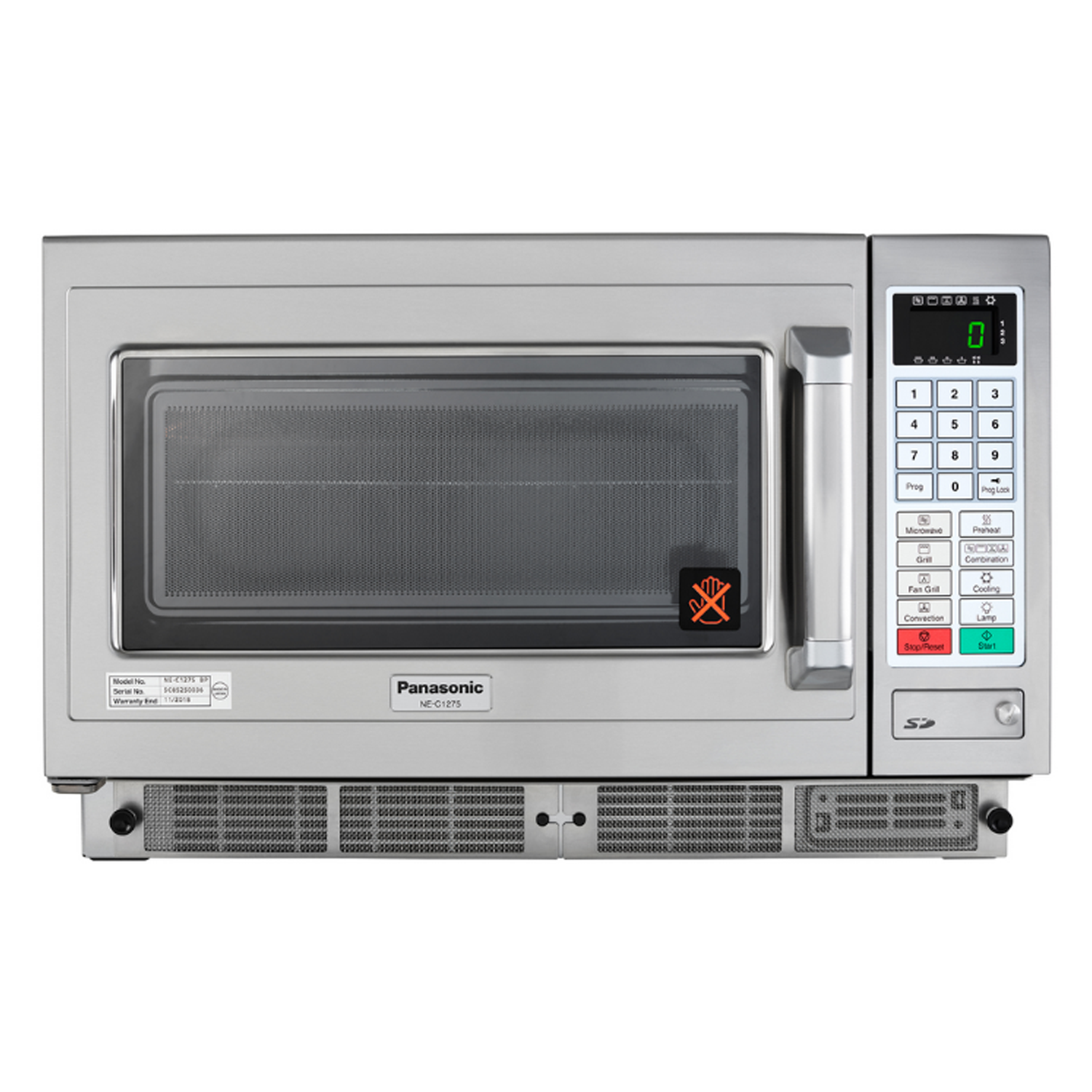 NEC1275 Programmable Combination Commercial Microwave Oven 30 Ltr