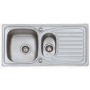 GRADE A2 - Taylor & Moore Ness 1.5 Bowl with Drainer Reversible Stainless Steel Kitchen Sink