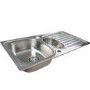 GRADE A2 - Taylor & Moore Ness 1.5 Bowl with Drainer Reversible Stainless Steel Kitchen Sink
