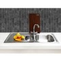 GRADE A3  - Taylor & Moore Ness 1.5 Bowl with Drainer Reversible Stainless Steel Sink