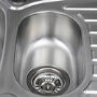 GRADE A2 - Taylor & Moore Ness 1.5 Bowl with Drainer Reversible Stainless Steel Kitchen Sink