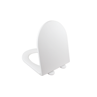 Matt White Round Soft Close Toilet Seat - Newport Matt White Round Soft Close Toilet Seat - Newport