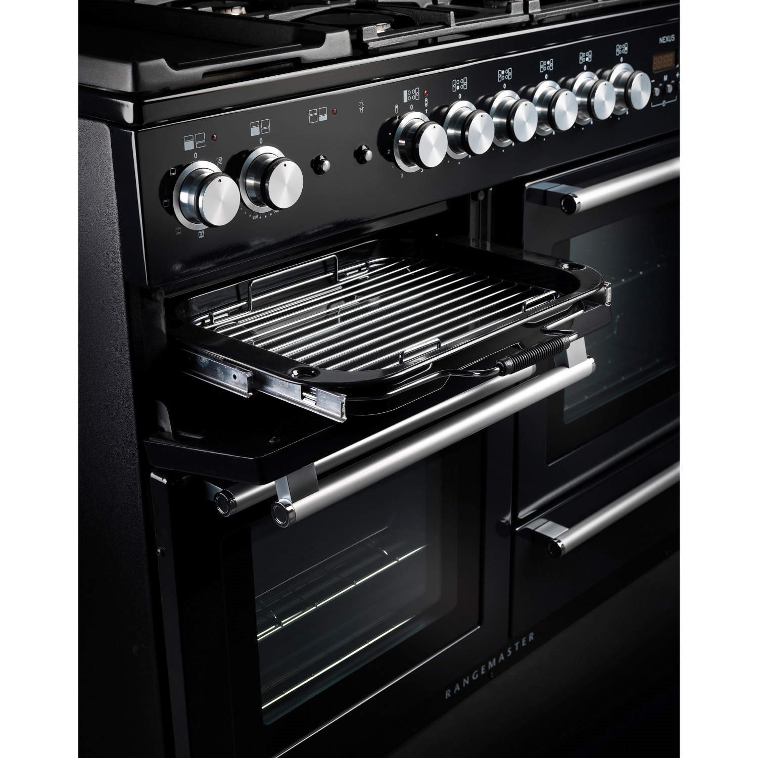 Rangemaster 106100 Nexus 110cm Stainless Steel And Chrome Dual Fuel