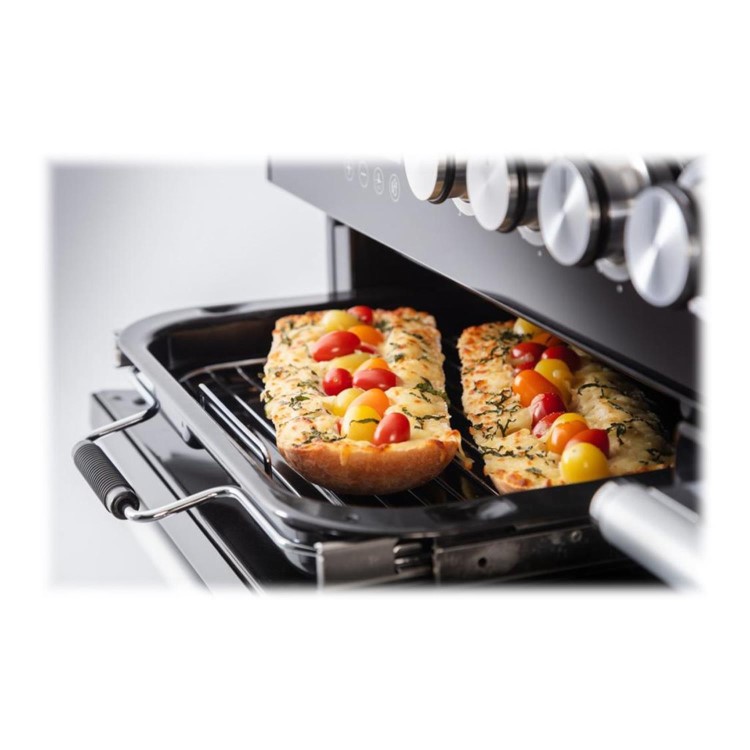 Rangemaster NEX110SODFFBL/C 119760 Nexus Steam 110cm Dual Fuel Range Cooker - Black