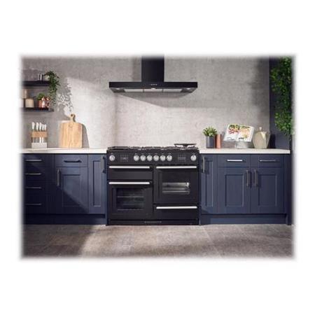Rangemaster NEX110SODFFBL/C 119760 Nexus Steam 110cm Dual Fuel Range Cooker - Black