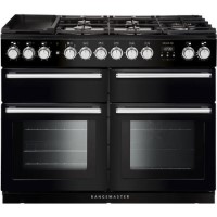 Ranagemaster NEXSE110DFBLC 11820 Nexus SE 100cm Dual Fuel Range Cooker - Black And Chrome