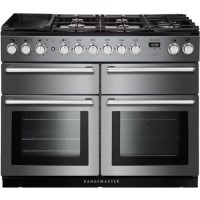Rangemaster Nexus SE 110cm Dual Fuel Range Cooker - Stainless Steel & Chrome